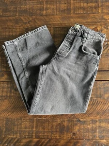 Free People We The Free Wide Leg Jeans Womens 26 Black Casual Boho Hipster NWT - Picture 1 of 7