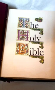 THE HOLY BIBLE 1960 American Catholic Edition New York J.J. Little & Ives Co. - Foto 1 di 8