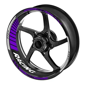 GP04 Gloss Purple Decal Wheel Stickers For GSXS1000 17 18 19 20 21 22 23 -MC - Picture 1 of 10