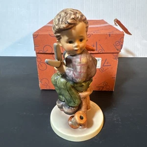 Goebel Hummel “Little Fiddler” HUM 308 Figurine 1972 W. Germany w/ Box - Picture 1 of 7