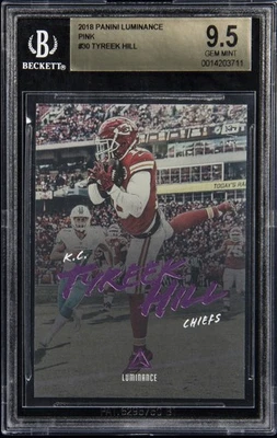 2018 PANINI LUMINANCE PINK #30 TYREEK HILL BGS 9.5 - Image 1 of 2