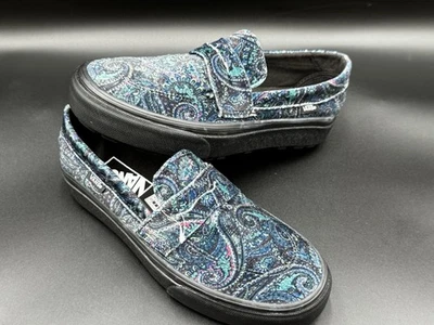 Talla 6 - Zapatilla Mocasines Sin Cordones Vans Estilo 53 Terciopelo Paisley🆕 Foto 1 de 4