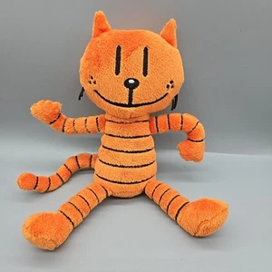 Dog Man's Petey 9" Plush Stuffed Animal Doll Orange Striped Cat - Picture 1 of 4