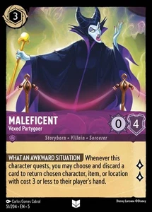 Maleficent, Vexed Partygoer - Shimmering Skies - Lorcana TCG - Imagen 1 de 6
