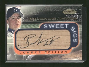 2001 Fleer Showcase #NNO Brandon Inge Sweet Sigs Lumber Auto - Picture 1 of 2