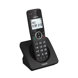 VTech ES2000 Schnurlostelefon mit Anrufsperre - Schwarz, Digital, 18 Std. Gesprä - Zdjęcie 1 z 8