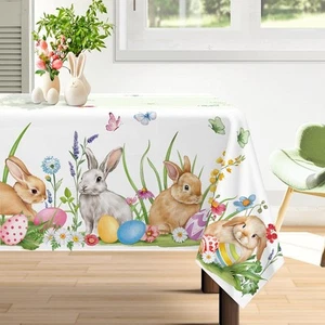 Easter Bunny Tablecloth 60" x 84" (Rectangular), - Picture 1 of 7