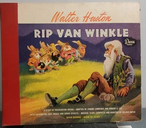 78 RPM Rip Van Winkle Decca DA-432 Walter Huston Excellent condition - Picture 1 of 13