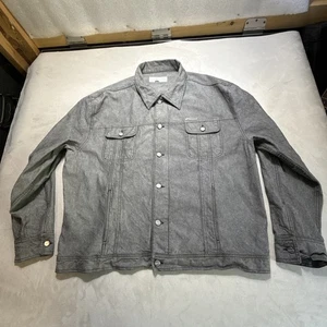 Vintage Iceberg Ice Jeans Trucker Jacket Mens 56 2XL 3XL Made in Italy Gray - Picture 1 of 21