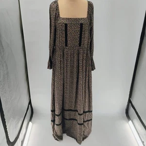 Natural Life Multicolor Floral Pattern Maxi Shirt long Dress Boho size M - Picture 1 of 12