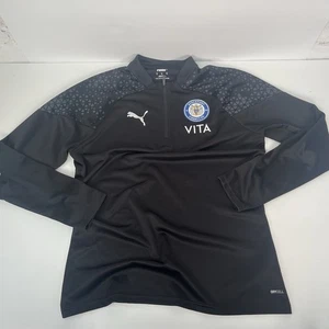 Stockport County 1/4 Zip Puma Training Top Fleece Jacke UK Large guter Zustand - Bild 1 von 6