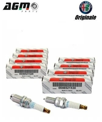 8 candele originali alfa romeo 147 156 1,6 plati twin spark 4 pmr7a + 4 bkr6ekpa - Image 1 of 4