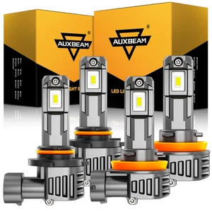 AUXBEAM 1:1 LED Faros Bombillas para Chevy Silverado 2500 HD 2007-2019 Alto Bajo - Imagen 1 de 18