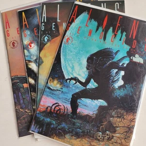 Aliens Genocide Dark Horse 4-Hefte Comic Buch Set #1-4 - Bild 1 von 5