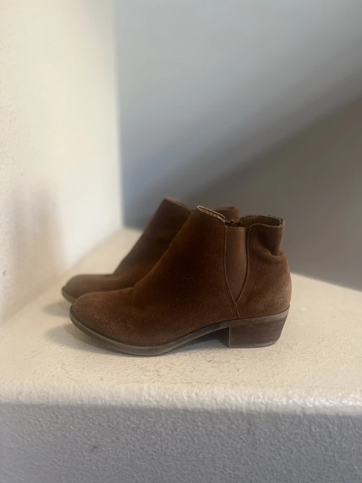 Kensie Talla 6 Mujer Garry Botines Botas Zapatos Marrón Gamuza Cuero Foto 1 de 1