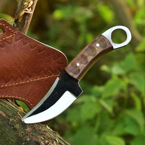 Handmade High Carbon Steel Kitchen Knife 8" – Full Tang Rosewood Chef Gift - Picture 1 of 5