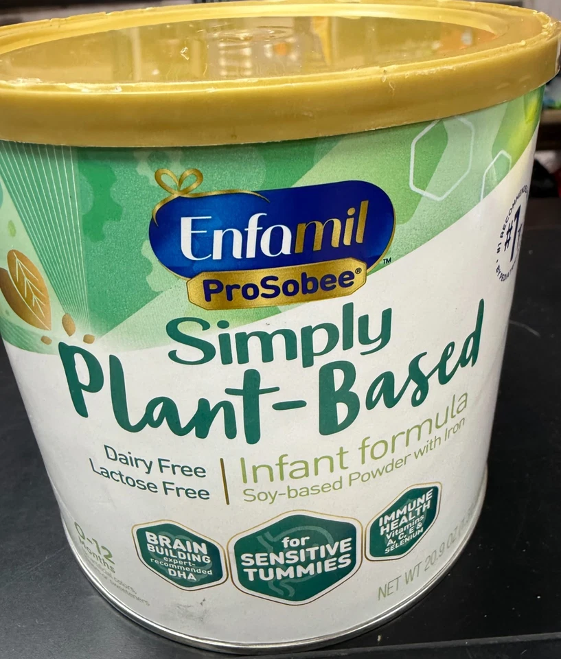 5  Enfamil ProSobee 19.8 OzPlant-Based Infant Formula With Iron Powder  Exp 2/26 - Image 1 of 1