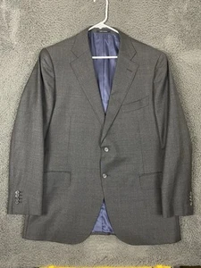 Chaqueta Blazer SuitSupply Hombre 48R Gris Lacio Super 110s Vitale Barberis Canonico - Imagen 1 de 14