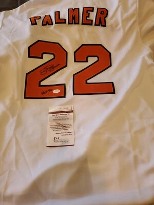 Jim Palmer signed Baltimore Orioles Home White Jersey w/ "HOF 90" INSC. JSA - Image 1 of 4