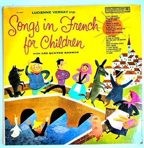 SONGS IN FRENCH FOR CHILDREN / Lucienne Vernay - Sealed LP - Picture 1 of 3