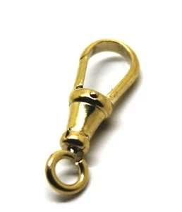 Kaedesigns 9ct Yellow Gold 375 Albert Swivel Clasp 25mm Size + Jumpring - Picture 1 of 5