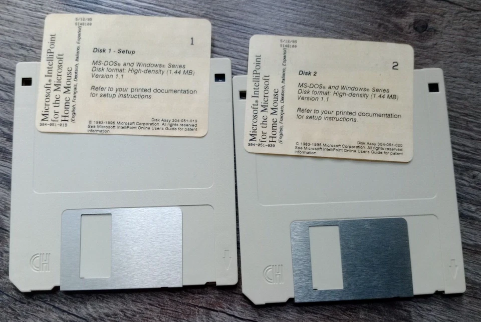 Microsoft Intellipoint 3.5" Installation Disks for Windows - Image 1 of 1