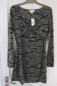 TOP SHOP CAMO DRESS, SIZE 10, NEW WITH TAGS - Picture 1 of 3