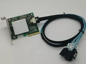 IBM H1110 = 9211-4i FW 9211-8i P20 IT Mode for ZFS FreeNAS unRAID * SFF8087 SATA - Picture 1 of 5