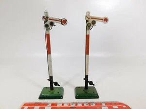 CJ558-0,5# 2x Märklin Spur 0 Blech-Flügelsignal/Hauptsignal (19,5 cm) - Bild 1 von 5