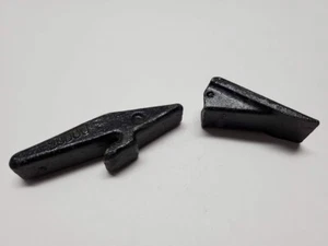Terramite T5 Mini Excavator H&L Style Bucket Tooth 00SPS and Adapter 2898W - Picture 1 of 10