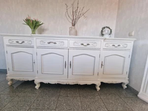 Sideboard Louis XV, Vintage, Sideboard weiss.. - Bild 1 von 3