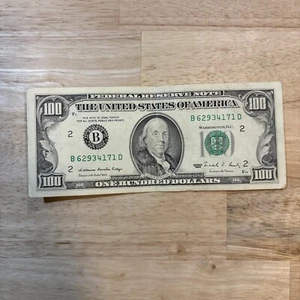Old 100 Dollar Bill (1988) - Picture 1 of 2