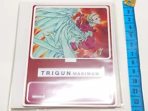 #Raros Trigun Exposición Mundial de Cuchillos de Acrílico Yasuhiro Naito - Imagen 1 de 4