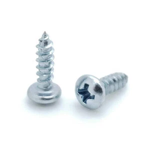 Tornillos para madera con cabeza de cacerola Phillips de zinc #6 x 1/2", cantidad 1000 (BCP387) - Imagen 1 de 2