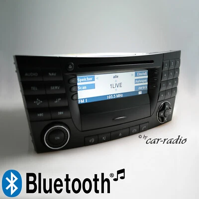 Original Mercedes W211 Radio Bluetooth MP3 Audio 50 APS BE6025 S211 APS50 CD-R - Bild 1 von 4