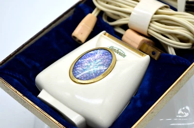 Afeitadora eléctrica vintage MCM Era Lady Sunbeam con cable de estuche Foto 1 de 4