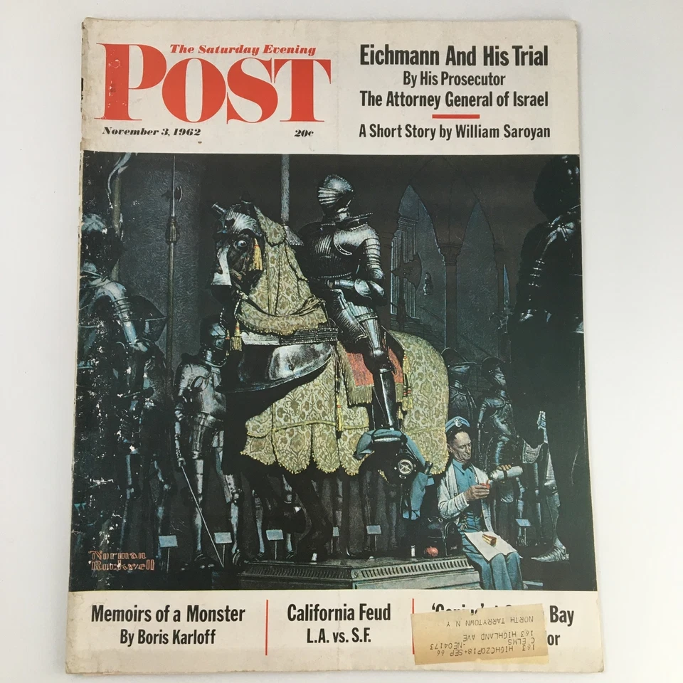 The Saturday Evening Post November 3 1962 Norman Rockwell Cover Painting - Image 1 of 1