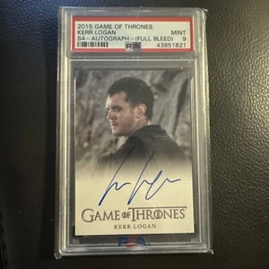 🔥Game of Thrones Season 4 - Kerr Logan "Matthos Seaworth" Autograph Card PSA-9 - Picture 1 of 2