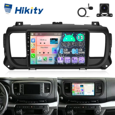 9" 8-Core 4+64GB Android Carplay Autoradio Für Peugeot Expert Citroen Jumpy Navi - Bild 1 von 4