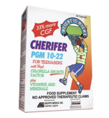 33% más CGF - Cherifer PGM 10-22 alto factor de crecimiento de Chlorella, taurina y lisina Foto 1 de 2