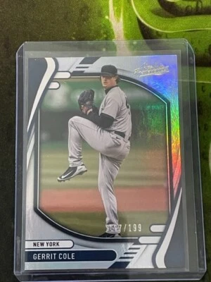 Gerrit Cole 067/199 Silver 2022 Panini Absolute New York Yankees 69 - Image 1 of 2