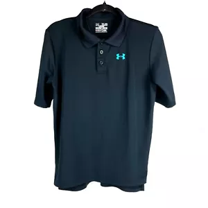 Camisa Polo Under Armour Heat Gear Suelta Cupé Lache Juvenil YXL Negra Ropa Activa - Imagen 1 de 12