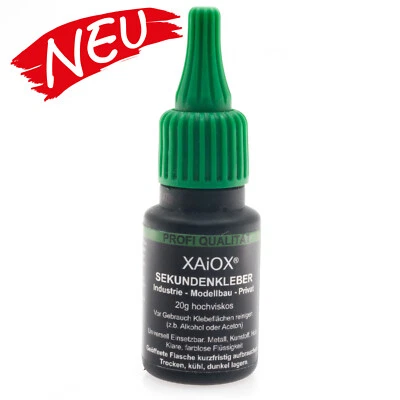 Xaiox Industrie Modellbau Sekundenkleber dickflüssig 1er Set a20g - Bild 1 von 4