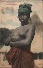 South Africa Afrique Occidentale-Etude Femme Soussou Postcard Vintage Post Card