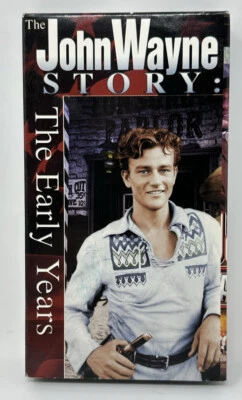 VHS The John Wayne Story The Early Years 2001 Kirk Douglas Jimmy Stewart - Image 1 of 4