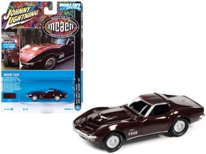 1969 CHEVROLET CORVETTE 427 GARNET RED 1/64 JOHNNY LIGHTNING JLMC031-JLSP291 A - Picture 1 of 1