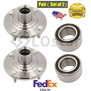Pair(2) Front Wheel Hub & Bearing Assembly Fits 1998- 2002 Honda Accord 2.3 L - Picture 1 of 4