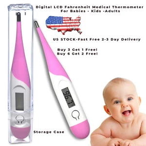 Termometro LCD digitale medico bambino adulto febbre bambini bocca ascella Fahrenheit - Foto 1 di 15