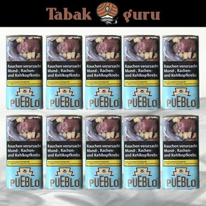 Pueblo Blue ohne Zusätze Feinschnitt Drehtabak Pouches 10 Stück à 30g - Bild 1 von 1