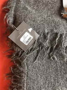 BUFANDAS DE ALPACA 100% BEBÉ DE HARDWARE DE RESTAURACIÓN 56X62 - Imagen 1 de 2